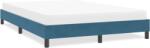 vidaXL sötétkék bársony ágykeret matrac nélkül 140x210 cm (4101359)