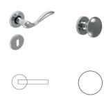 Gomboss/Perfekto Molli Fényes Króm PZ Gomb/Kilincs (20-000013-52-GK)