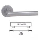 Gomboss/Perfekto Tímea Din Fix Csapos Körrozettás Rozsdamentes Inox Csak Kilincs Felső Rozettán (70-600228-50-K)