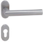 Gomboss/perfekto Tímea Kertkapu Oválrozettás Rozsdamentes Inox PZ szett (70-12E073-52)