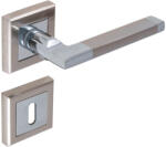 Gomboss/Perfekto Daniella Négyzetrozettás Szatén Króm Felület BB (25-600531-51)