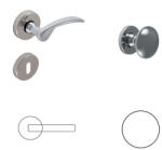 Gomboss/Perfekto Ida Fényes Króm PZ Gomb/Kilincs (20-601257-52-GK)