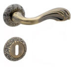 Gomboss/Perfekto Vintage Antik Körrözettás Antik Súrolt Felület Csak Kilincs Felső Rozettán (30-600463-50-K)