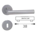 Gomboss/Perfekto Tímea Din Fix Csapos Körrozettás Rozsdamentes Inox WC (70-600228-58)