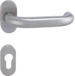 Gomboss/perfekto U-alakú Kertkapuhoz Oválrozettás Rozsdamentes Inox PZ (70-12E074-52)