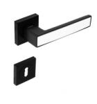 Gomboss/perfekto Boxer Négyzetrozettás Fekete Szín Fehér betéttel Csak Kilincs Felső Rozettán (50-600533-50-K)