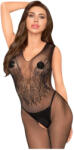 Penthouse - salopetă transparentă sexy fără mâneci - negru - XL (4061504004938)