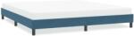 vidaXL sötétkék bársony ágykeret matrac nélkül 200x210 cm (4101377) - vidaxl