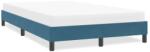 vidaXL ágykeret matrac nélkül Sötétkék 120x210 cm bársony (4101353) - pepita