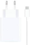 Xiaomi 67W, 6.2A, hálózati töltőadapter, töltőfej USB-A + USB-C adatkábel, töltőkábel, fehér (BHR9465EU)