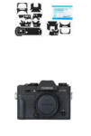 JJC KS-XT30MK karcolásgátló védő fólia Fujifilm X-T30-hoz - Mátrix szénszálas fekete (KS XT30MK)