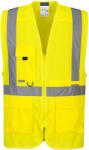 Portwest C357YER4XL Portwest Hi-vis Executive Vest With Tablet Pocket (C357YER4XL)
