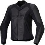 Alpinestars Jachetă de motocicletă din piele pentru femei Alpinestars Stella Faster 3 Negru-Negru (AIM101-291)