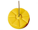KBT Leagan disc din plastic Galben cu franghie (2PR05-01B1_03) Leagan