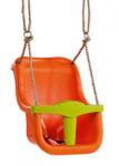  KBT Leagan baby Luxe cu protectie din plastic Portocaliu/lime (131001007002) Balansoar bebelusi