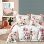 Ralex Pachet economic lenjerie pat dublu Finet 6 piese cu husa la saltea + 2 perne matlasate 50x70 cm + pilota 200x215 cm primavara toamna HF6P258 Lenjerie de pat