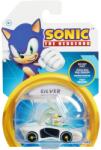 Sonic - vehicul din metal cu figurina 1: 64, silver, s5 (B40921) Figurina