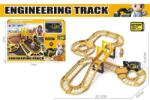 PITT Circuit cu masinuta electrica, santier constructii, 52.1x60x13.4 cm