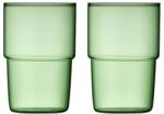 Lyngby pohár szett Torino 400 ml 2 db - zöld Univerzális méret