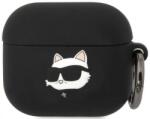 Karl Lagerfeld AirPods 3 cover black Silicone Choupette Head 3D (KLA3RUNCHK)