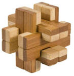 Fridolin Joc logic IQ 3D Puzzle in cutie metalica Doubleblock, Fridolin (Fr_17322) - copiicujucarii