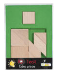 Fridolin Joc logic IQ puzzle din lemn Extra piesa-3, Fridolin (Fr_17103) - copiicujucarii