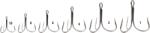 Mustad Ancore triple Mustad grip treble steel (M.ITG58APTS.6)