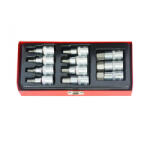 KROFTOOLS 11 részes 1/2" imbusz bitfej készlet, 4-19mm (6099) (K-6099)