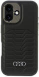 Audi Synthetic Leather MagSafe iPhone 16 6.1" tok, fekete AU-TPUPCMIP16-GT/D3-BK