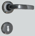 Gomboss/Perfekto Márton Körrozettás Fényes Króm Csak Kilincs Felső Rozettán (20-601261-50-K)