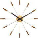 NeXtime Ceas de perete Plug Inn maro (2610BR)