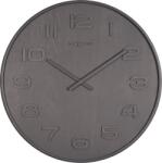 NeXtime Ceas de perete Wood Wood Medium gri (3096gs)