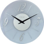 NeXtime Ceas de perete Dali rotund gri transparent (3304FR)