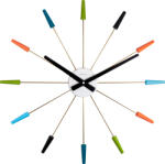 NeXtime Ceas de perete Plug Inn colorat (2610VI)