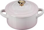 Le Creuset Vas de copt și servire Mini Cocotte Heart 250 ml roz deschis (81901107770303)