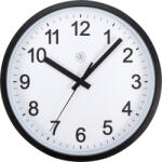 NeXtime Ceas de perete Robust 25, 5 cm alb cu negru (7366ZW)