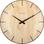 NeXtime Ceas de perete Edge Wood Dome lemn de nuanță deschisă (3249)