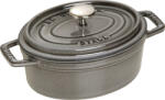 Staub Oală La Cocotte ovală 1 l culoare grafit de fontă (40509-481-0)