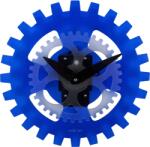 NeXtime Ceas de perete Moving Gears albastru (3241BL)