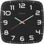 NeXtime Ceas de perete Classy Square negru (8816zw)