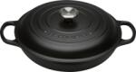 Le Creuset Oală Gourmet Signature scundă 30 cm neagră (21180300000430)