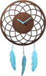 NeXtime Ceas de perete Dreamcatcher lemn natural (3114br)