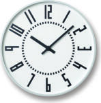 Lemnos Ceas de perete Eki alb (TIL16-01 WH)