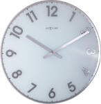 NeXtime Ceas de perete Reflect alb (8190WI)