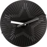 NeXtime Ceas de perete Motion Star 30 cm alb cu negru (3224/3129)