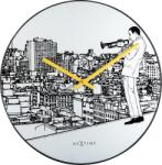 NeXtime Ceas de perete Trumpet City (8191)