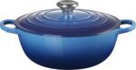 Le Creuset Oală La Marmite Signature 28 cm bleu intens (21114282200430)