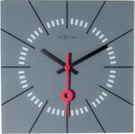 NeXtime Ceas de perete Stazione gri (8636gs)