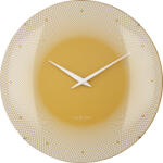 NeXtime Ceas de perete Deep 50 galben (3300YL)