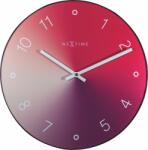 NeXtime Ceas de perete Gradient roșu (8194RO)